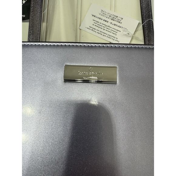 NWT Kate Spade Kenzie Large Gifting Tote Shoulder Bag Lavender Patent Leather - Picture 2 of 7